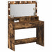 Masă de Machiaj Stejar fumuriu 100 x 41 x 135 cm Lemn compozit - WALTI WALTI