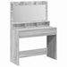 Masă de Machiaj Gri Sonoma 100 x 41 x 135 cm Lemn compozit - WALTI WALTI