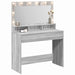 Masă de Machiaj Gri Sonoma 100 x 41 x 135 cm Lemn compozit - WALTI WALTI