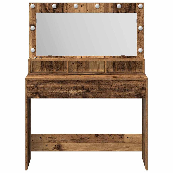 Masă de Machiaj Lemn vechi 100 x 41 x 135 cm Lemn compozit - WALTI WALTI