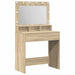 Masă de Machiaj Stejar Sonoma 75,5 x 41 x 135 cm Lemn compozit - WALTI WALTI