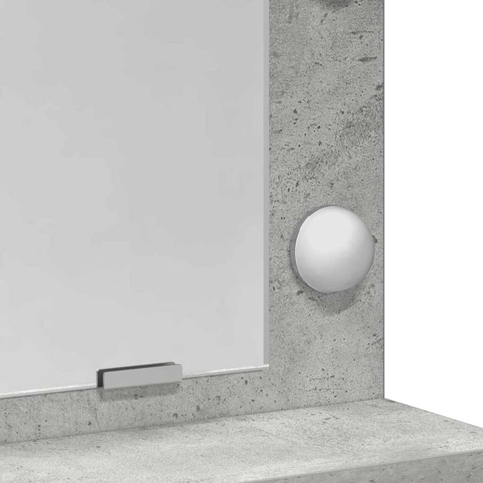 Masă de Machiaj Gri din beton 75,5 x 41 x 135 cm Lemn compozit - WALTI WALTI