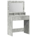 Masă de Machiaj Gri din beton 75,5 x 41 x 135 cm Lemn compozit - WALTI WALTI