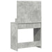 Masă de Machiaj Gri din beton 75,5 x 41 x 135 cm Lemn compozit - WALTI WALTI