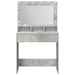 Masă de Machiaj Gri din beton 75,5 x 41 x 135 cm Lemn compozit - WALTI WALTI