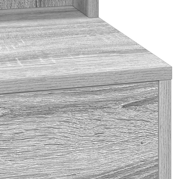 Masă de Machiaj Gri Sonoma 75,5 x 41 x 135 cm Lemn compozit - WALTI WALTI