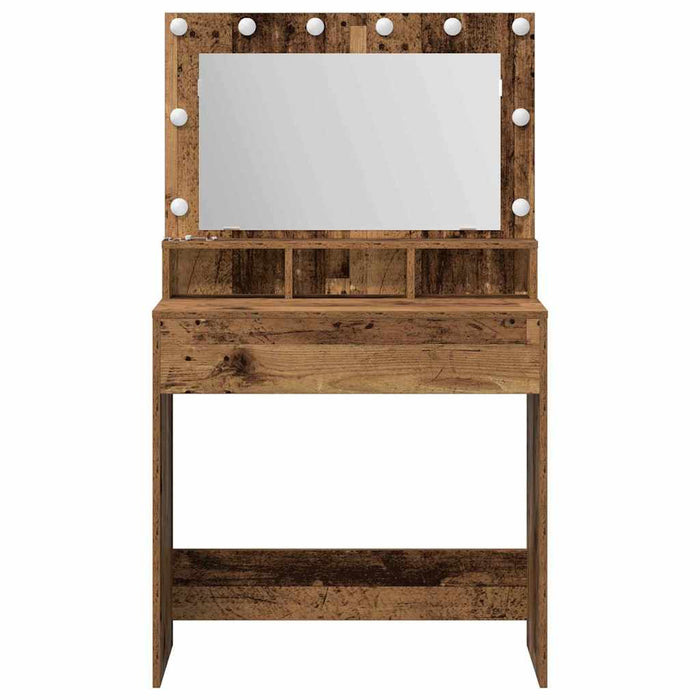 Masă de Machiaj Lemn vechi 75,5 x 41 x 135 cm Lemn compozit - WALTI WALTI