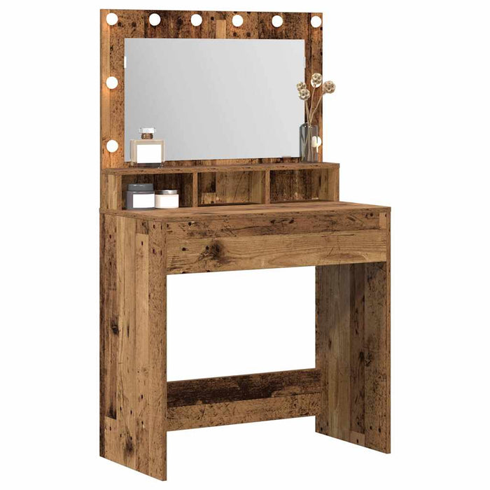 Masă de Machiaj Lemn vechi 75,5 x 41 x 135 cm Lemn compozit - WALTI WALTI