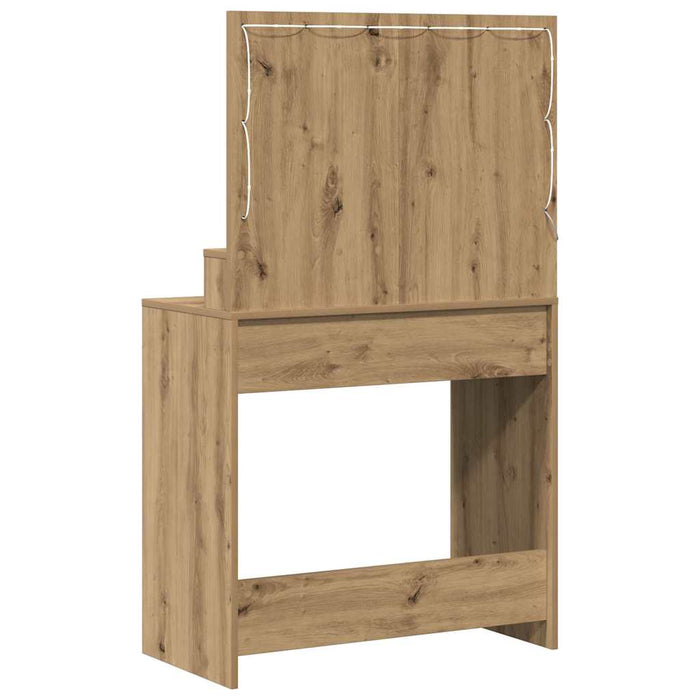Masă de Machiaj cu raft Stejar Artizanal 75,5 x 41 x 135 cm - WALTI WALTI