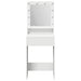 Masă de Machiaj cu raft Alb 50 x 41 x 135 cm Lemn compozit - WALTI WALTI