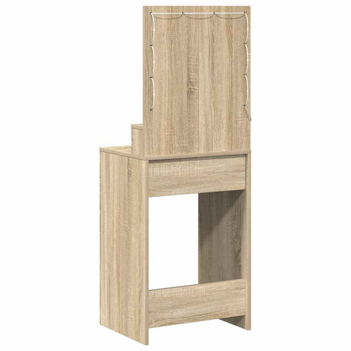 Masă de Machiaj Stejar Sonoma 50 x 41 x 135 cm Lemn compozit - WALTI WALTI