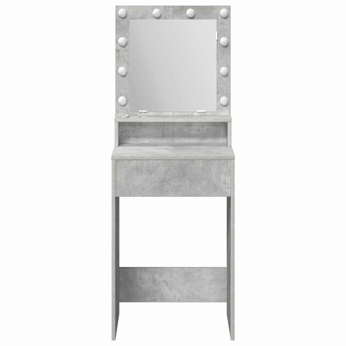 Masă de Machiaj Gri din beton 50 x 41 x 135 cm Lemn compozit - WALTI WALTI