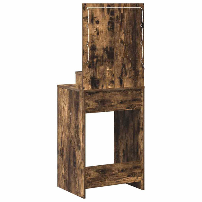 Masă de Machiaj Stejar fumuriu 50 x 41 x 135 cm Lemn compozit - WALTI WALTI