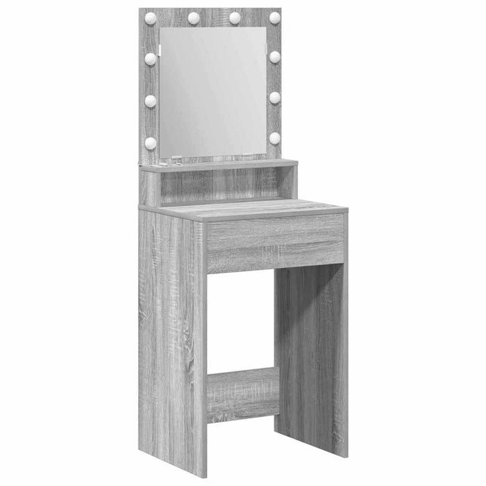 Masă de Machiaj Gri Sonoma 50 x 41 x 135 cm Lemn compozit - WALTI WALTI