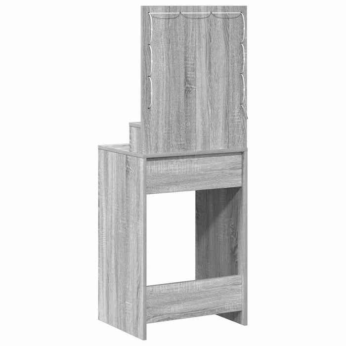 Masă de Machiaj Gri Sonoma 50 x 41 x 135 cm Lemn compozit - WALTI WALTI