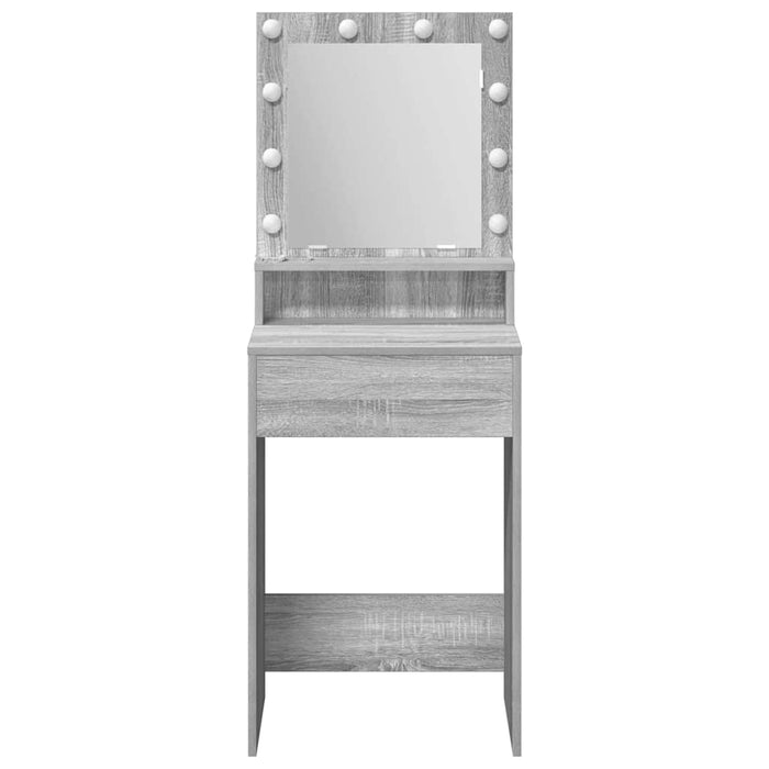 Masă de Machiaj Gri Sonoma 50 x 41 x 135 cm Lemn compozit - WALTI WALTI