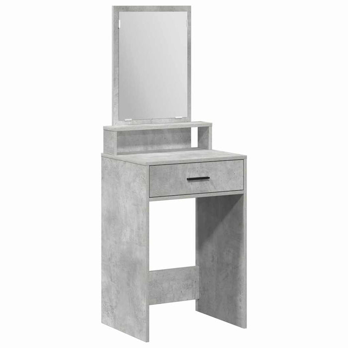 Masă de Machiaj Gri din beton 50 x 41 x 140 cm Lemn compozit - WALTI WALTI