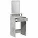 Masă de Machiaj Gri din beton 50 x 41 x 140 cm Lemn compozit - WALTI WALTI