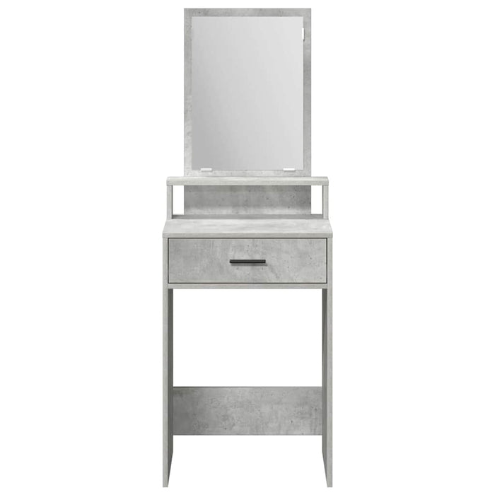 Masă de Machiaj Gri din beton 50 x 41 x 140 cm Lemn compozit - WALTI WALTI