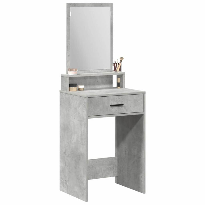 Masă de Machiaj Gri din beton 50 x 41 x 140 cm Lemn compozit - WALTI WALTI