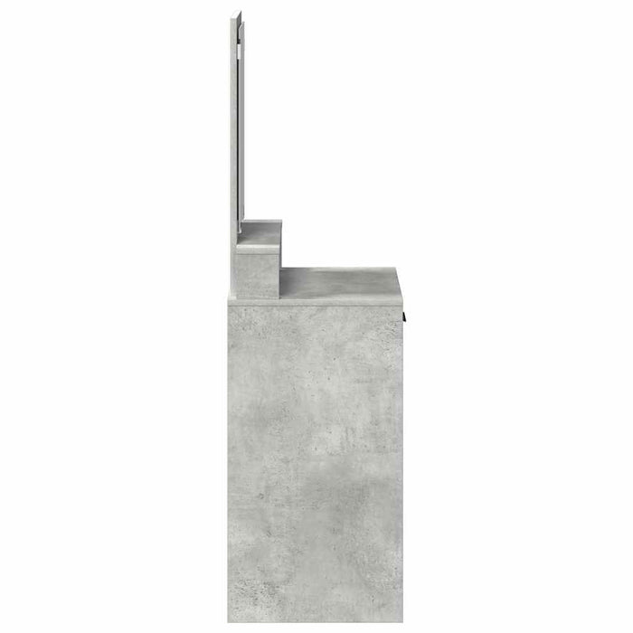 Masă de Machiaj Gri din beton 50 x 41 x 140 cm Lemn compozit - WALTI WALTI