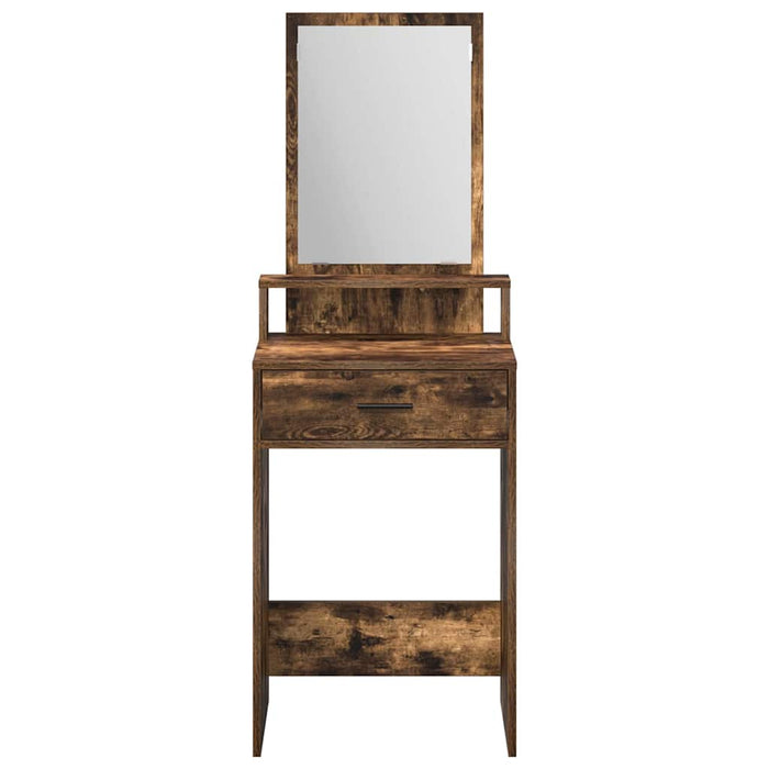 Masă de Machiaj Stejar fumuriu 50 x 41 x 140 cm Lemn compozit - WALTI WALTI