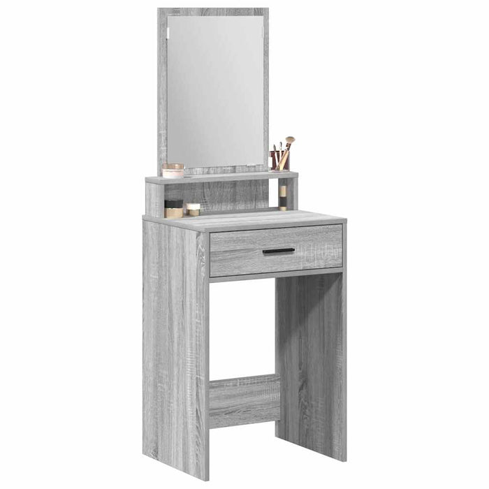 Masă de Machiaj Gri Sonoma 50 x 41 x 140 cm Lemn compozit - WALTI WALTI