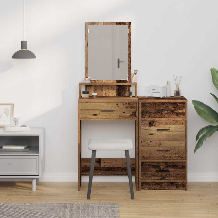 Masă de Machiaj Lemn vechi 50 x 41 x 140 cm Lemn compozit - WALTI WALTI