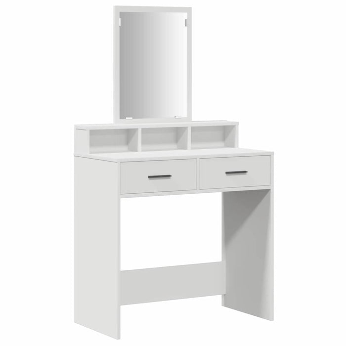 Masă de Machiaj cu sertar Alb 79 x 41 x 140 cm Lemn compozit - WALTI WALTI