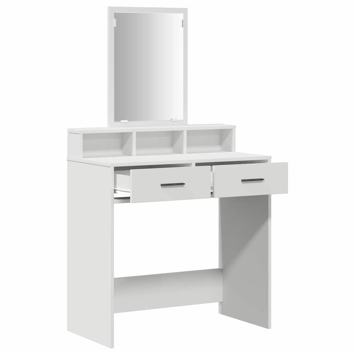 Masă de Machiaj cu sertar Alb 79 x 41 x 140 cm Lemn compozit - WALTI WALTI