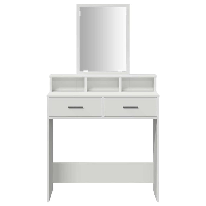 Masă de Machiaj cu sertar Alb 79 x 41 x 140 cm Lemn compozit - WALTI WALTI