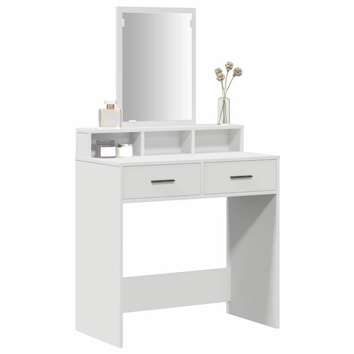 Masă de Machiaj cu sertar Alb 79 x 41 x 140 cm Lemn compozit - WALTI WALTI