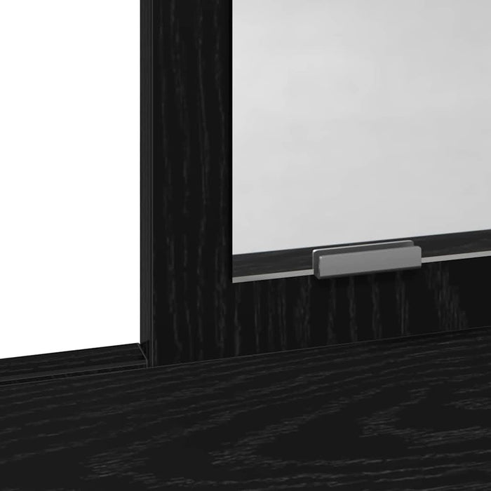 Masă de Machiaj Stejar Negru 79 x 41 x 140 cm Lemn compozit - WALTI WALTI