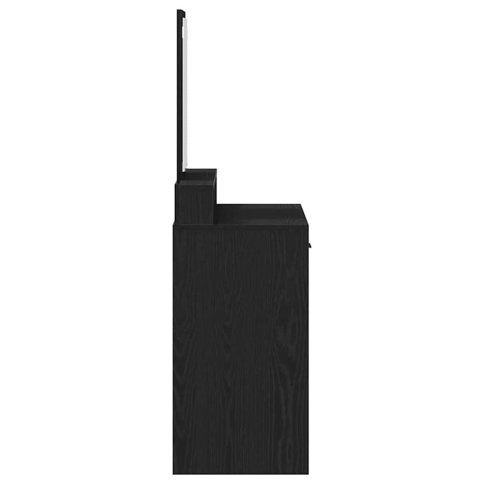 Masă de Machiaj Stejar Negru 79 x 41 x 140 cm Lemn compozit - WALTI WALTI