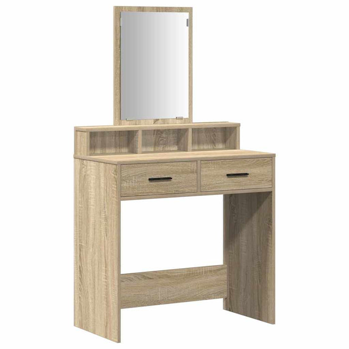 Masă de Machiaj Stejar Sonoma 79 x 41 x 140 cm Lemn compozit - WALTI WALTI