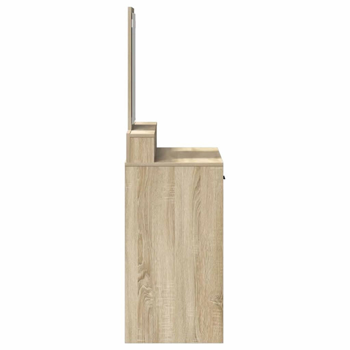 Masă de Machiaj Stejar Sonoma 79 x 41 x 140 cm Lemn compozit - WALTI WALTI