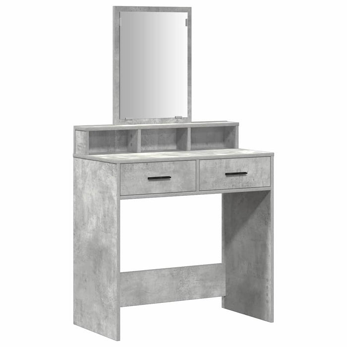 Masă de Machiaj Gri din beton 79 x 41 x 140 cm Lemn compozit - WALTI WALTI