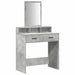 Masă de Machiaj Gri din beton 79 x 41 x 140 cm Lemn compozit - WALTI WALTI