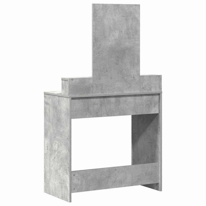 Masă de Machiaj Gri din beton 79 x 41 x 140 cm Lemn compozit - WALTI WALTI
