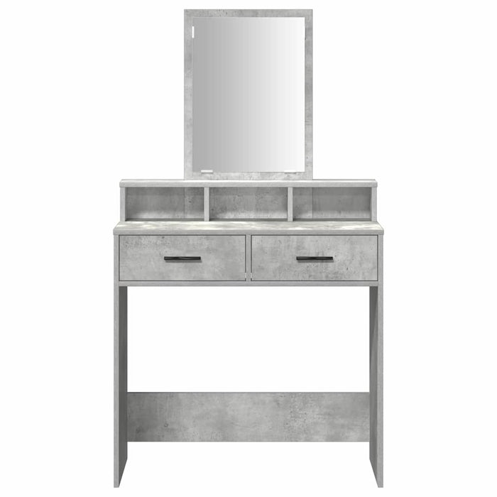 Masă de Machiaj Gri din beton 79 x 41 x 140 cm Lemn compozit - WALTI WALTI