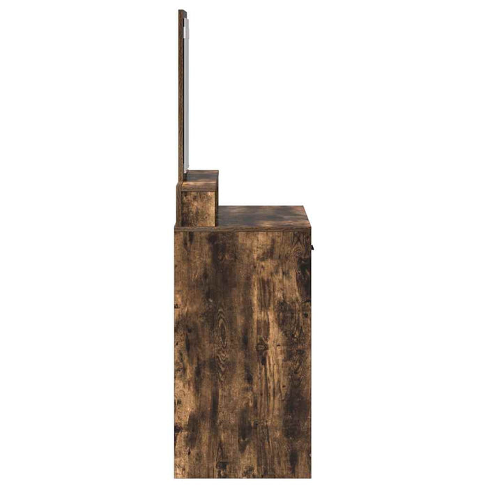 Masă de Machiaj Stejar fumuriu 79 x 41 x 140 cm Lemn compozit - WALTI WALTI