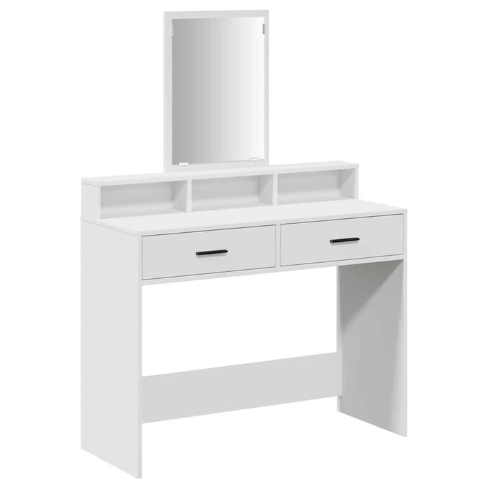 Masă de Machiaj cu sertar Alb 100 x 41 x 140 cm Lemn compozit - WALTI WALTI