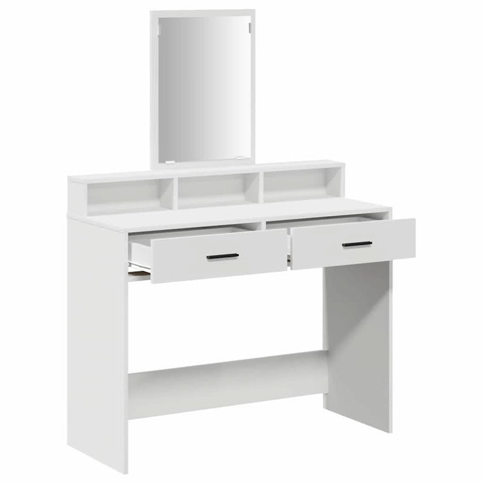 Masă de Machiaj cu sertar Alb 100 x 41 x 140 cm Lemn compozit - WALTI WALTI