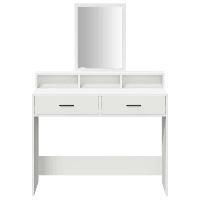 Masă de Machiaj cu sertar Alb 100 x 41 x 140 cm Lemn compozit - WALTI WALTI