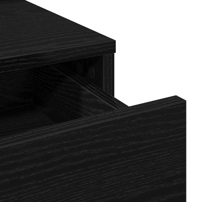 Masă de Machiaj Stejar Negru 100 x 41 x 140 cm Lemn compozit - WALTI WALTI