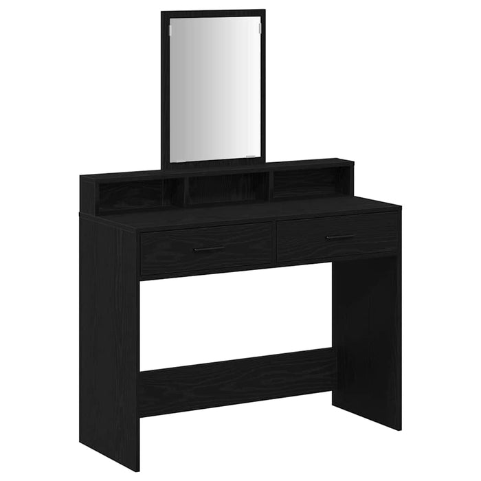 Masă de Machiaj Stejar Negru 100 x 41 x 140 cm Lemn compozit - WALTI WALTI