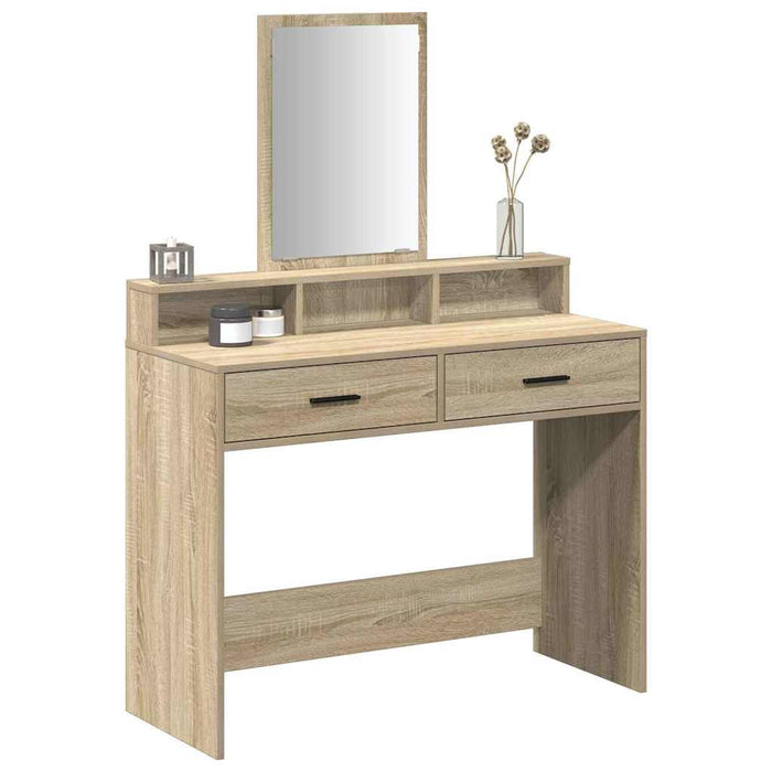 Masă de Machiaj Stejar Sonoma 100 x 41 x 140 cm Lemn compozit - WALTI WALTI