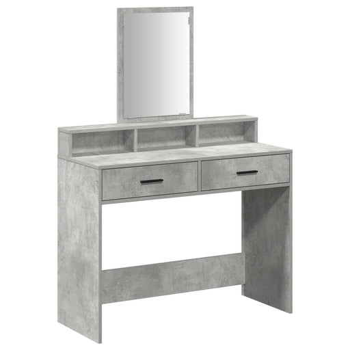 Masă de Machiaj Gri din beton 100 x 41 x 140 cm Lemn compozit - WALTI WALTI