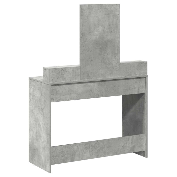Masă de Machiaj Gri din beton 100 x 41 x 140 cm Lemn compozit - WALTI WALTI