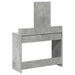 Masă de Machiaj Gri din beton 100 x 41 x 140 cm Lemn compozit - WALTI WALTI